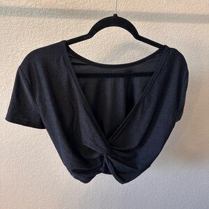 Beyond Yoga Womens Featherweight Let Go Twist Back Active Athleisure Top Size M